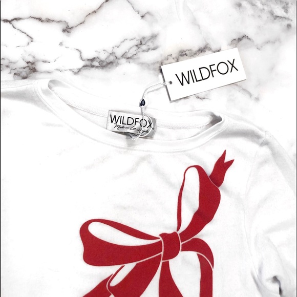 NWT Wildfox Gift Wrapped Baggie Beach Jumper - Picture 4 of 13